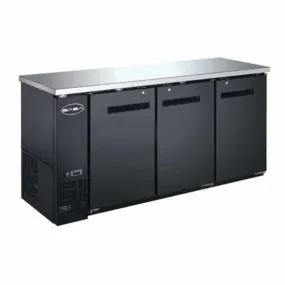 Saba - SBB-27-90B Commercial 90" Back Bar Refrigerator Cooler