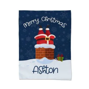Santa Chimney Blanket - Large