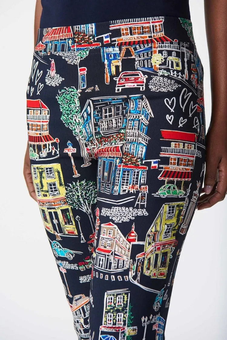 Scenery Print Millennium Pull-On Pants