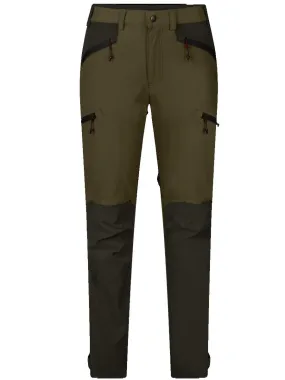 SEELAND Larch Stretch Trousers - Ladies - Grizzly Brown / Duffel Green