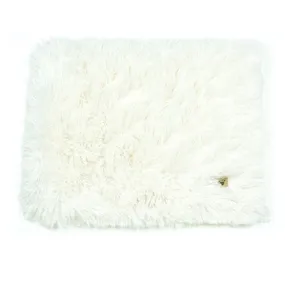 shag blanket - cream