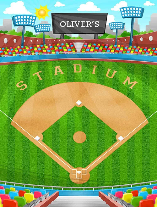 Small Baseball Play Blanket