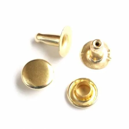Small Double Cap Rivets - Set of 24