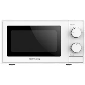 Statesman SKMS0720MPW 700W 20 Litres Single Microwave - White