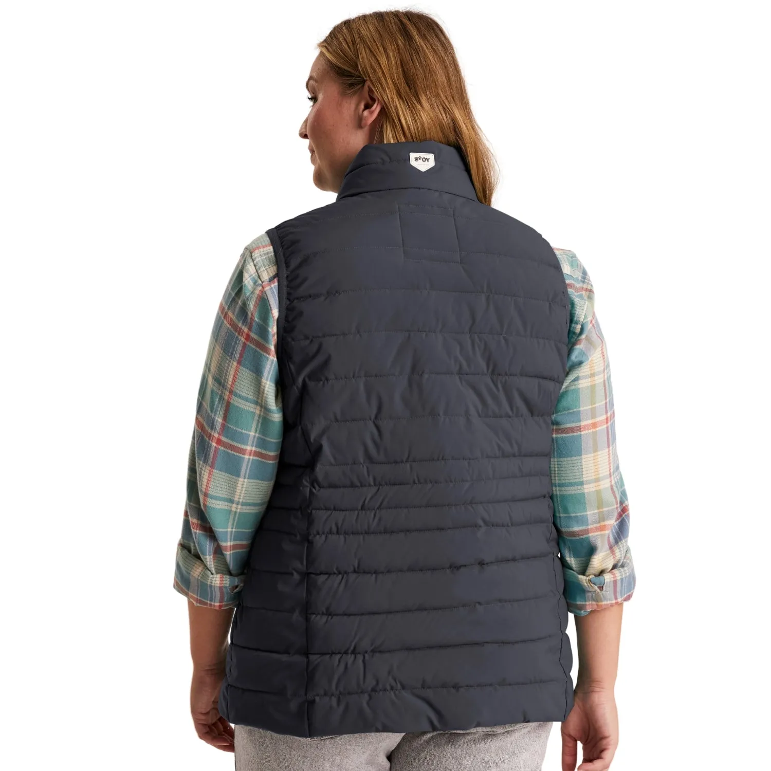 STOY Women’s Plus Size Puffer Vest Navy Sizes 20-28