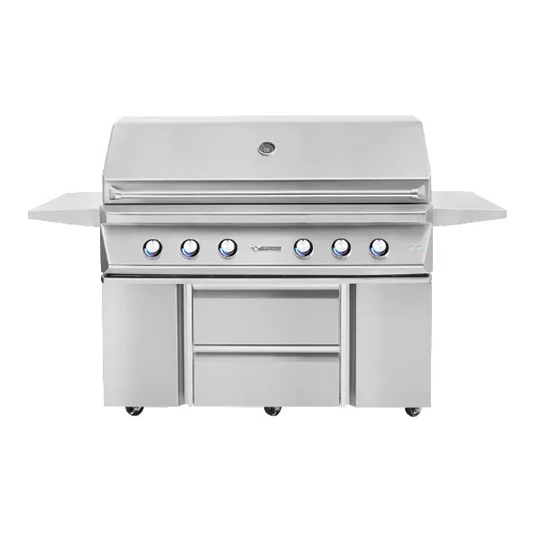 Twin Eagles 54" Grill Base w/ Storage Drawers, Two Doors
