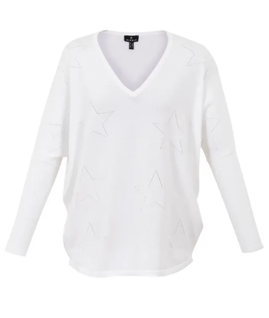 V-Neck Star Sweater