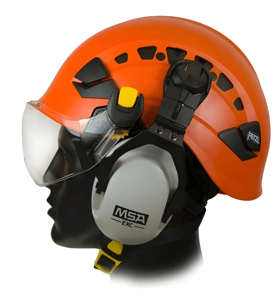Vertex Vent Chainsaw Helmet Vizir and Ear Defenders Orange