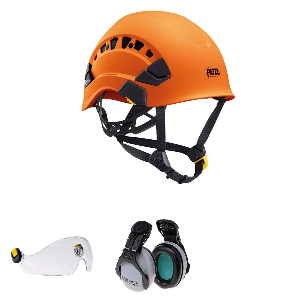 Vertex Vent Chainsaw Helmet Vizir and Ear Defenders Orange