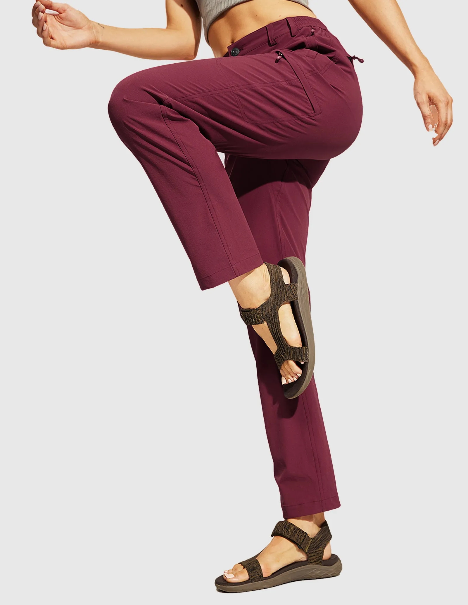 Women's Quick Dry Cargo Pants Lightweight Hiking Pants