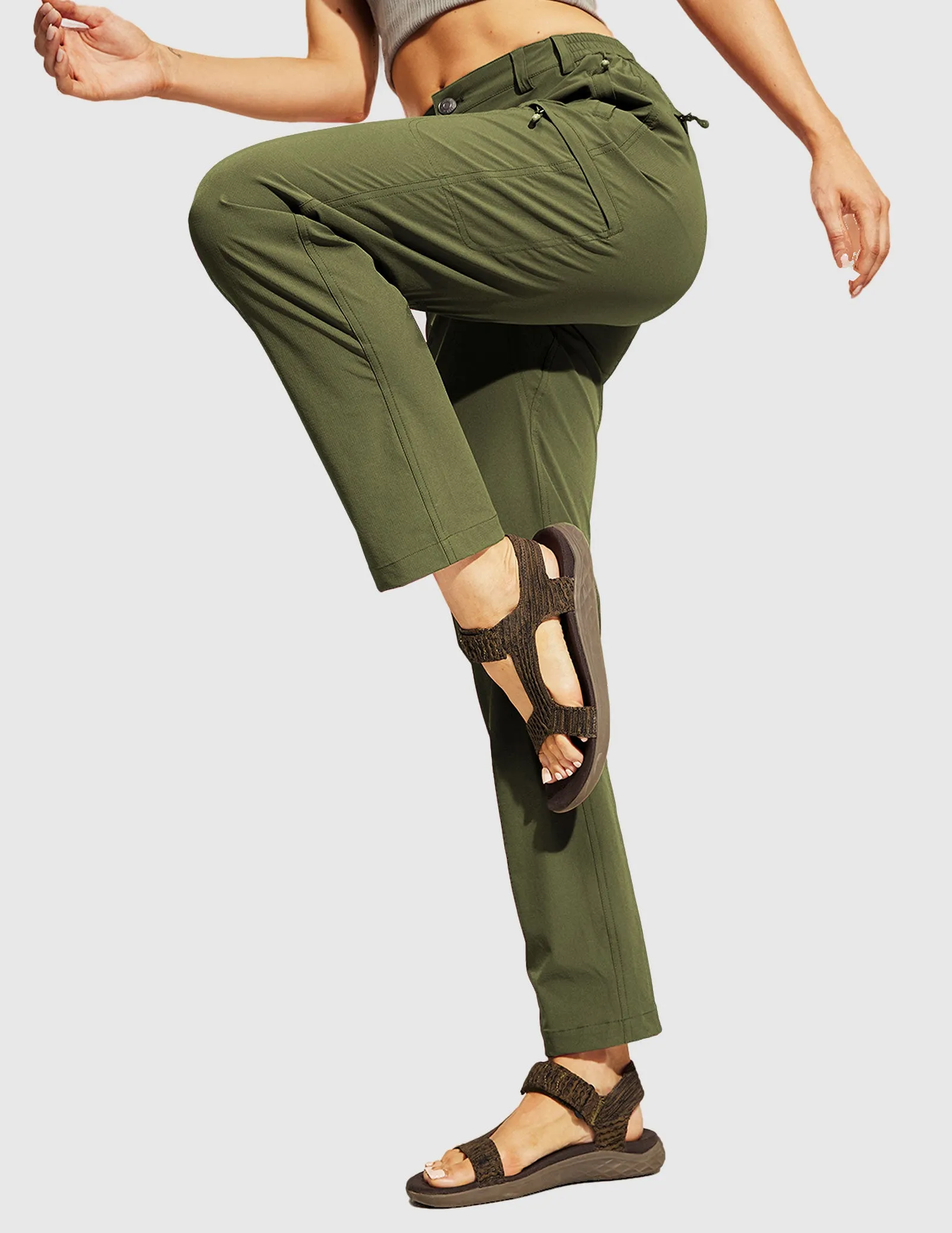 Women's Quick Dry Cargo Pants Lightweight Hiking Pants