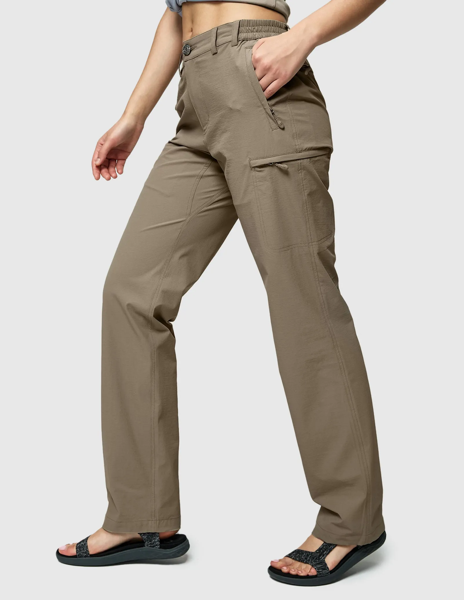 Women's Quick Dry Cargo Pants Lightweight Hiking Pants