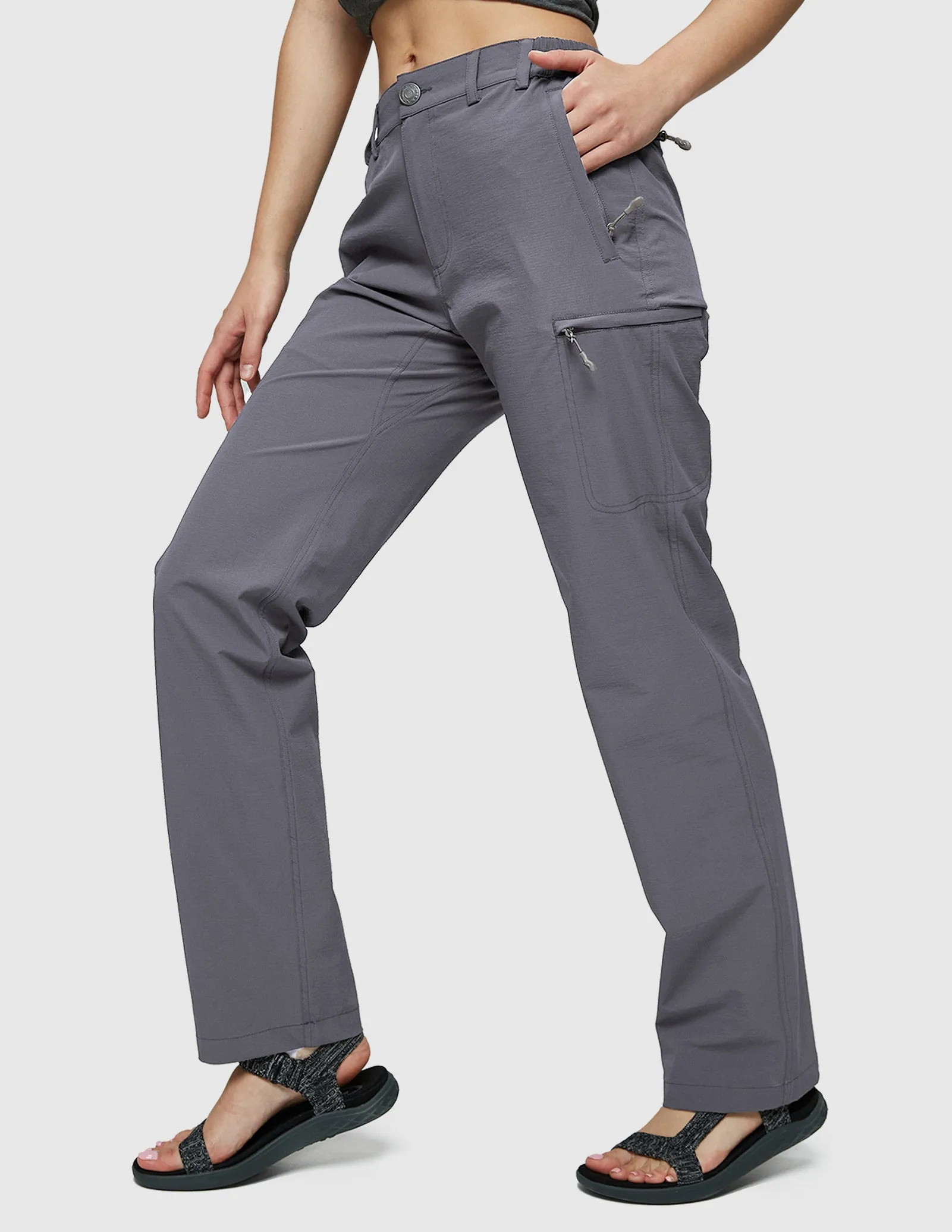 Women's Quick Dry Cargo Pants Lightweight Hiking Pants