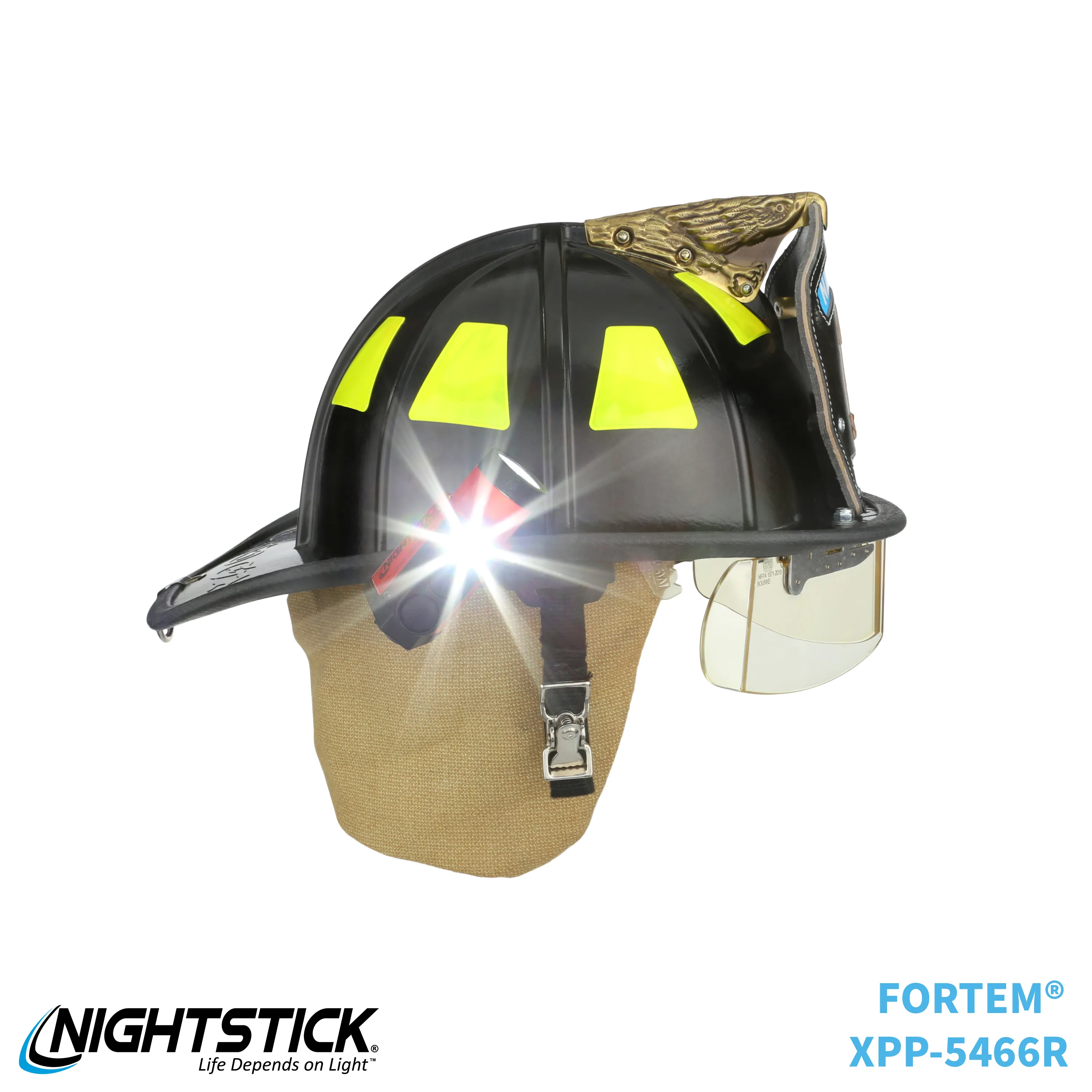 XPP-5466R: FORTEM® IS Helmet-Mounted Dual-Light Flashlight