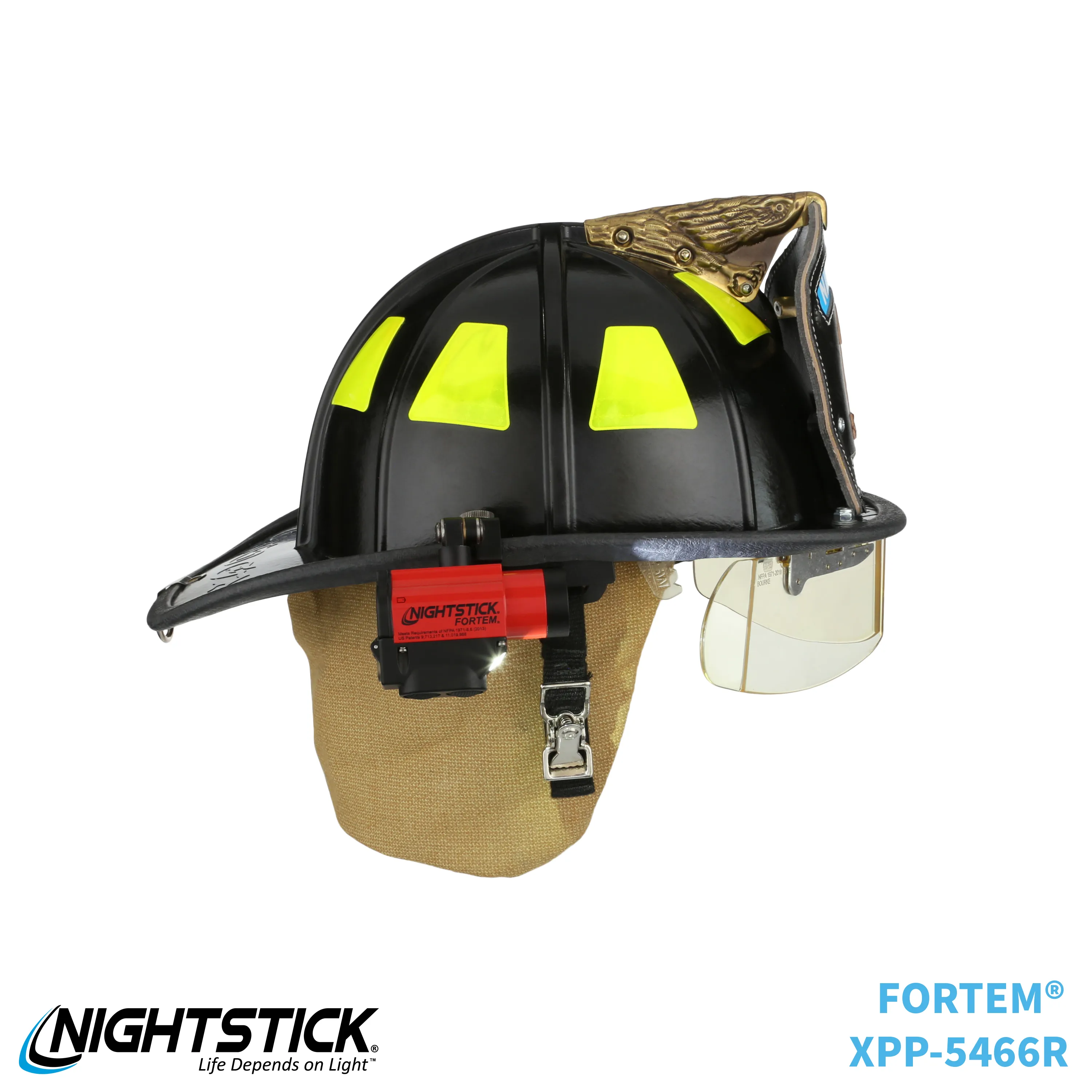 XPP-5466R: FORTEM® IS Helmet-Mounted Dual-Light Flashlight