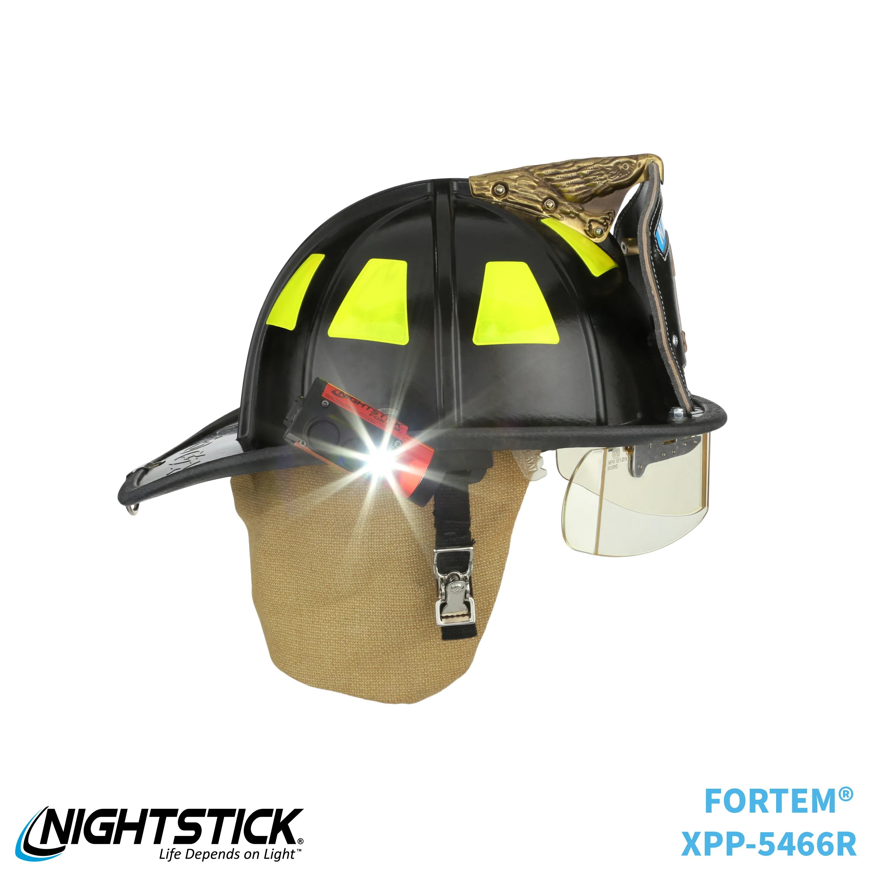 XPP-5466R: FORTEM® IS Helmet-Mounted Dual-Light Flashlight