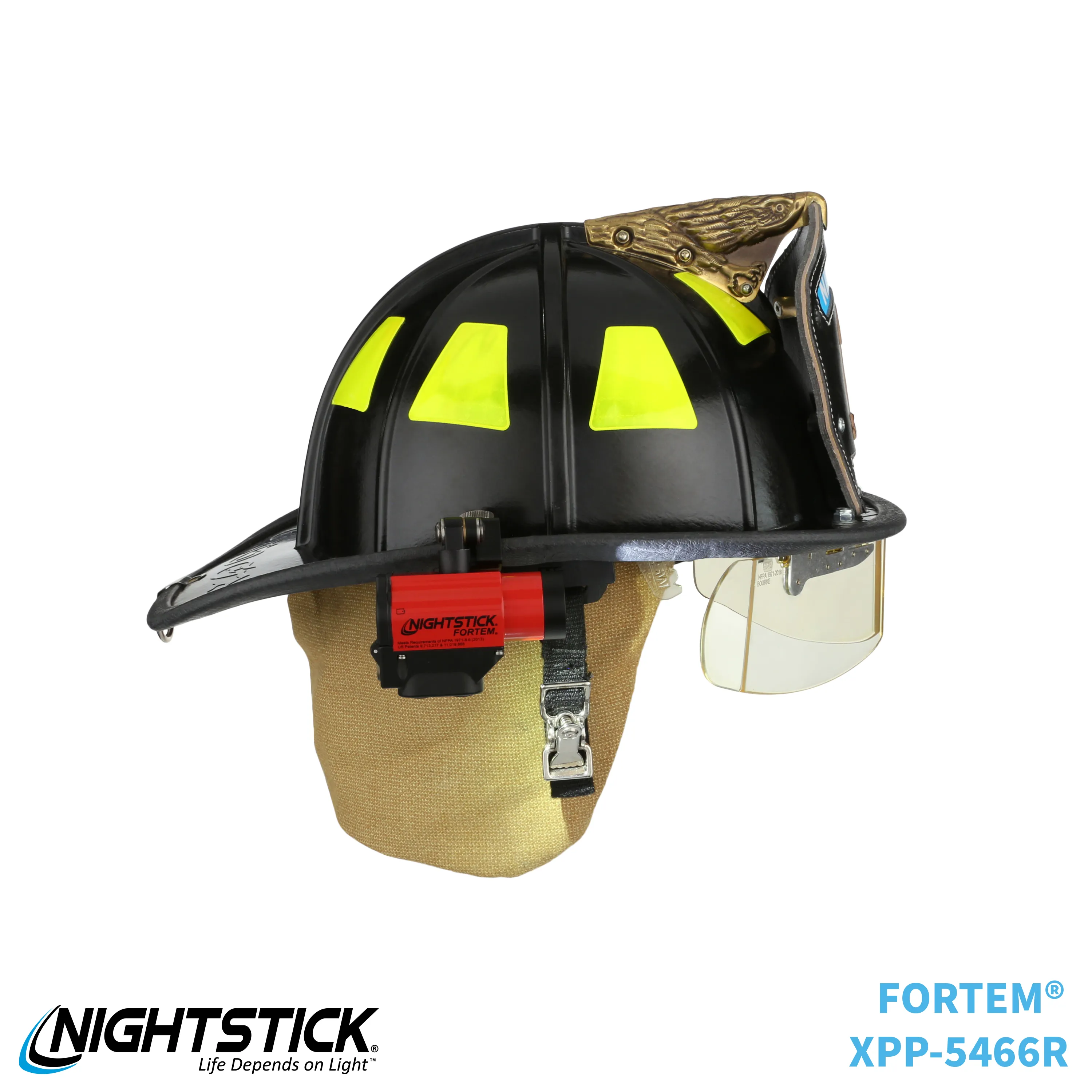 XPP-5466R: FORTEM® IS Helmet-Mounted Dual-Light Flashlight