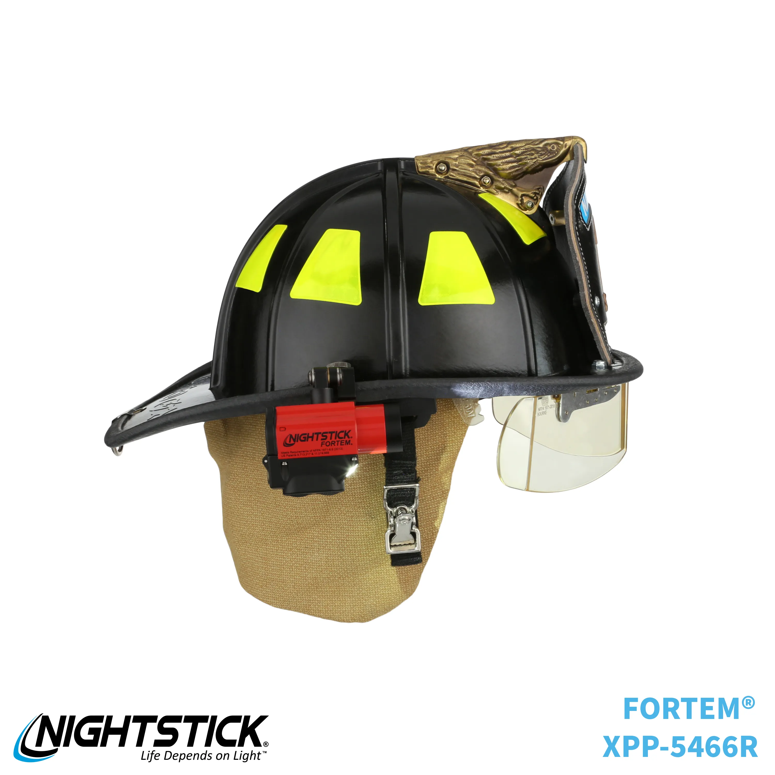 XPP-5466R: FORTEM® IS Helmet-Mounted Dual-Light Flashlight